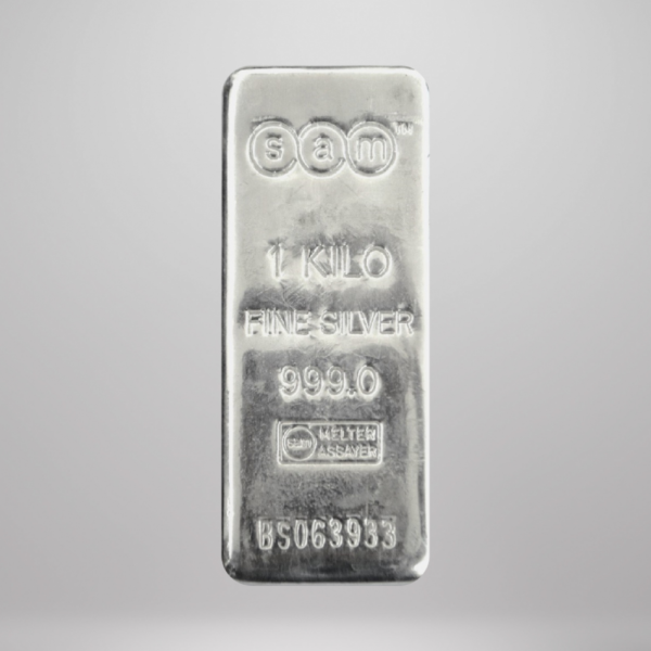 Kilo silver ingot SAM Sam silver.